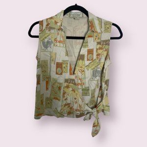 Tori Richard Multicolor Blouse